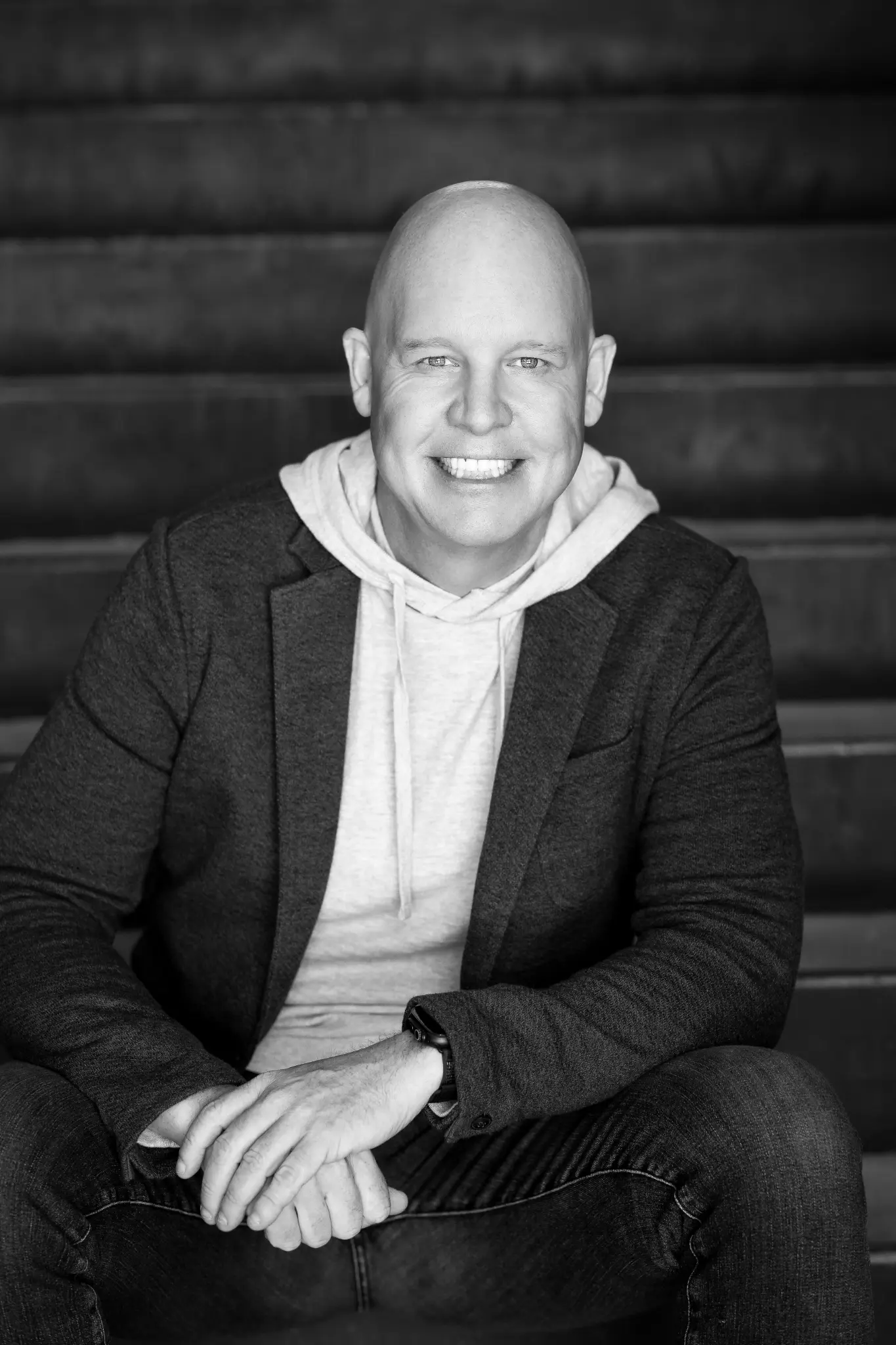 Black and white portrait of Rob T. Lee